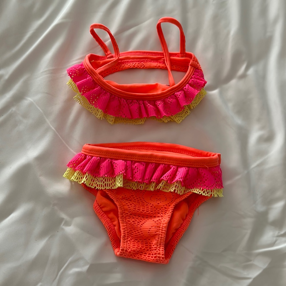 Baby swimsuit / bikini in neons